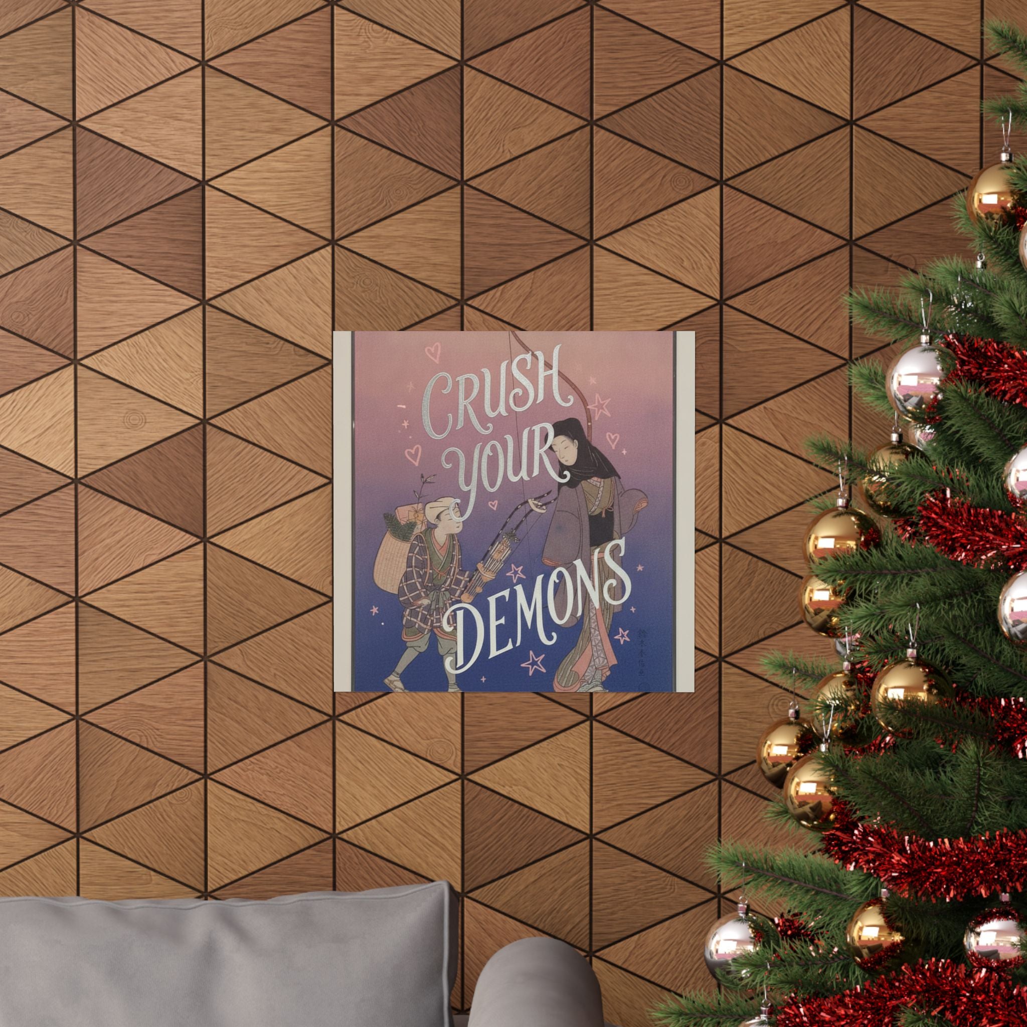 Affirmation — Demon-Crushing Bow — Matte Poster