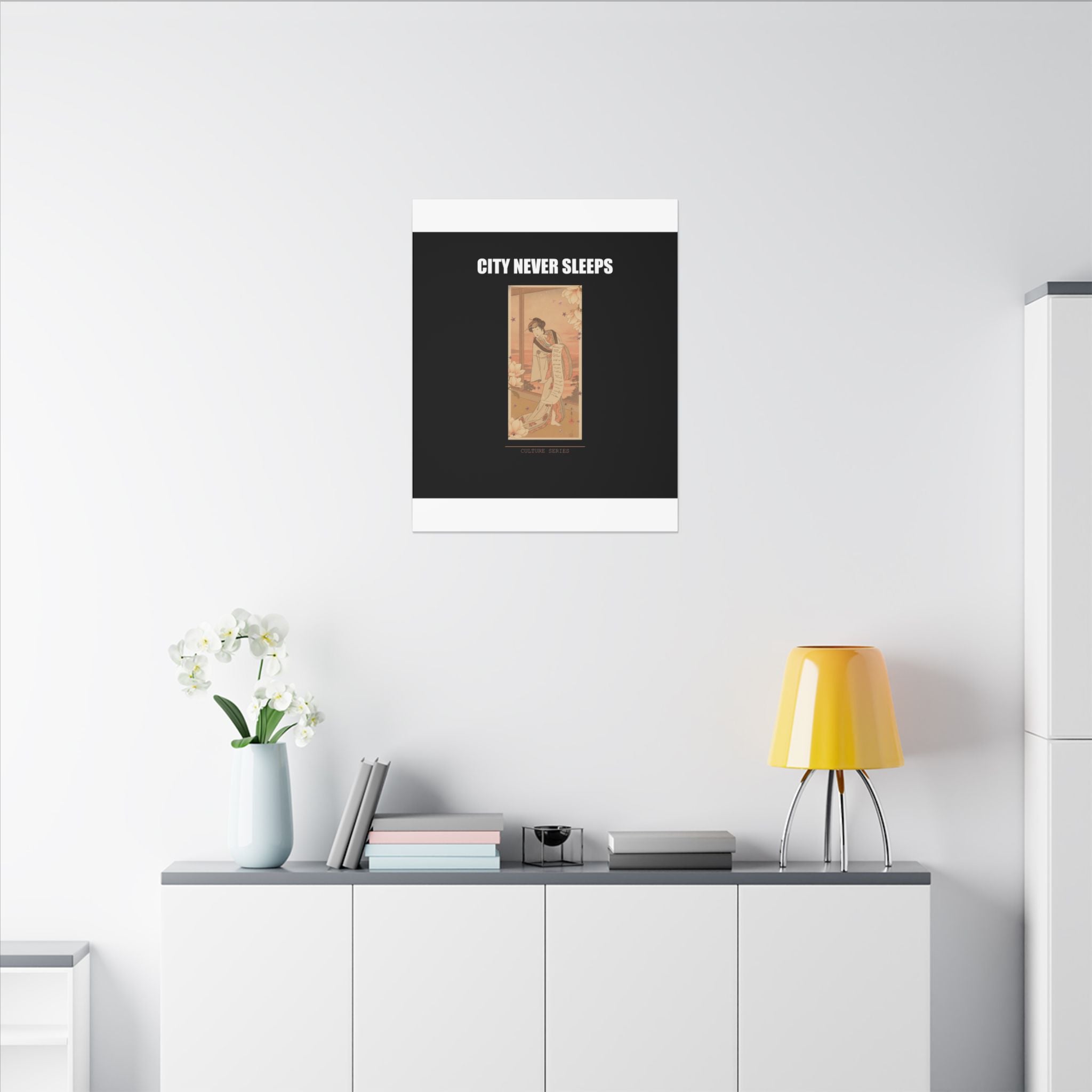 STREET CERTIFIED | The Second Yamashito Kinsaku As A Courtesan Standing In A Room — Matte Canvas