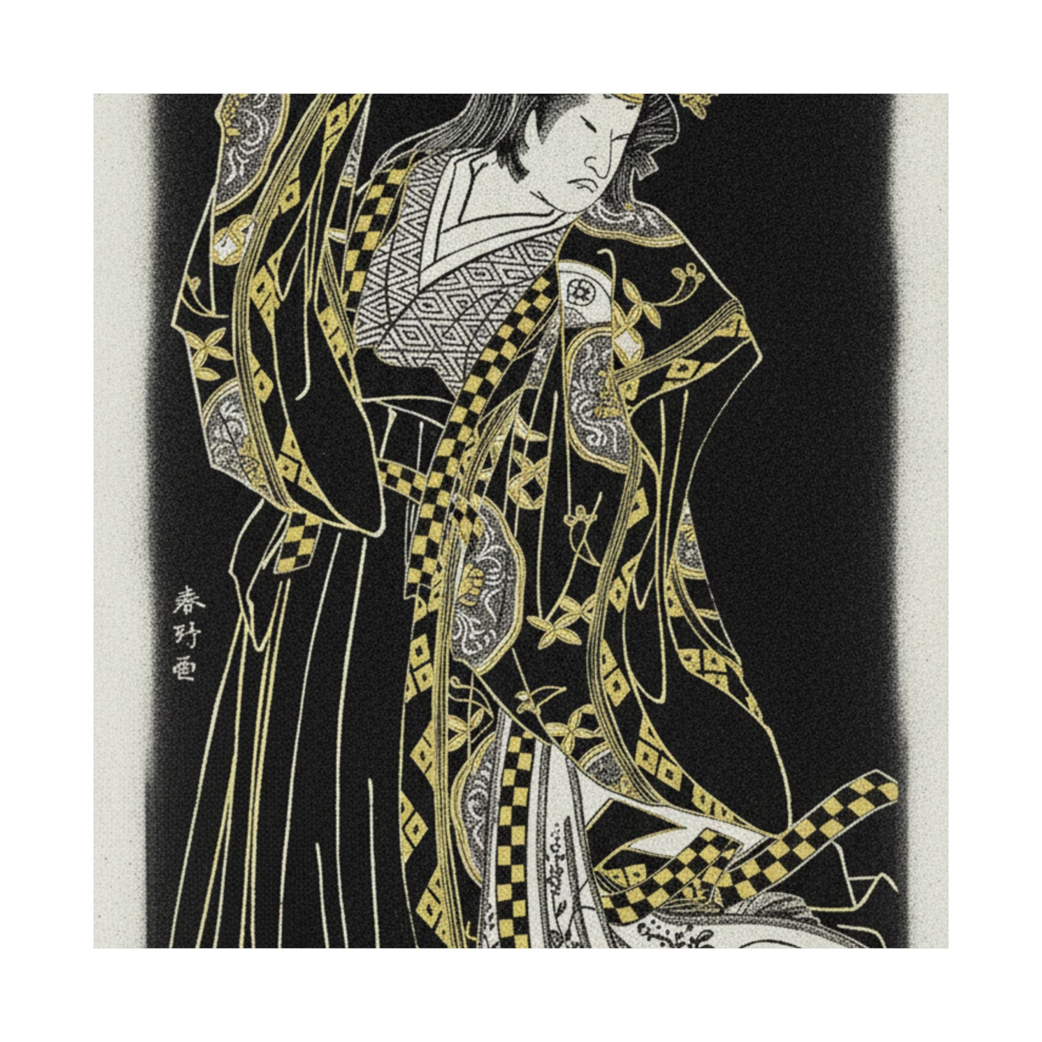 Streetwear Collage — Unidentified Actor In A Female Role — Matte Poster