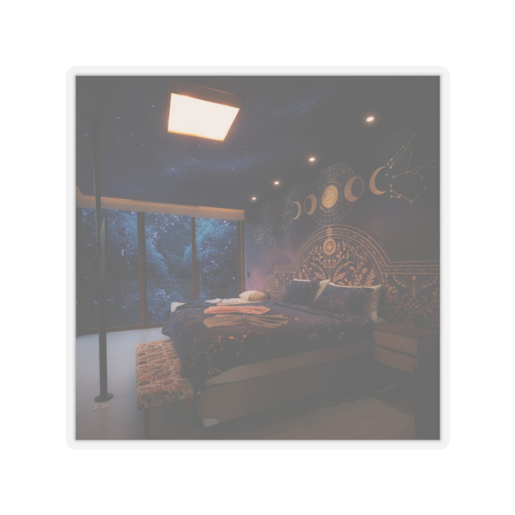 Celestial — Bedroom — Kiss-Cut Sticker