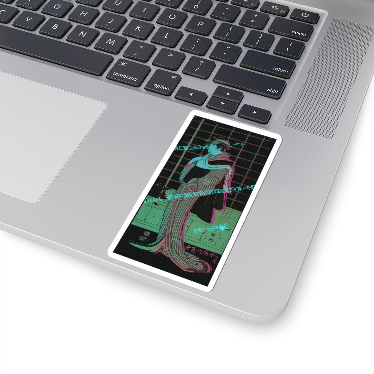 Glitch Culture — Osagawa Tsuneyo Ii As The Hairdresser O-Roku — Kiss-Cut Sticker