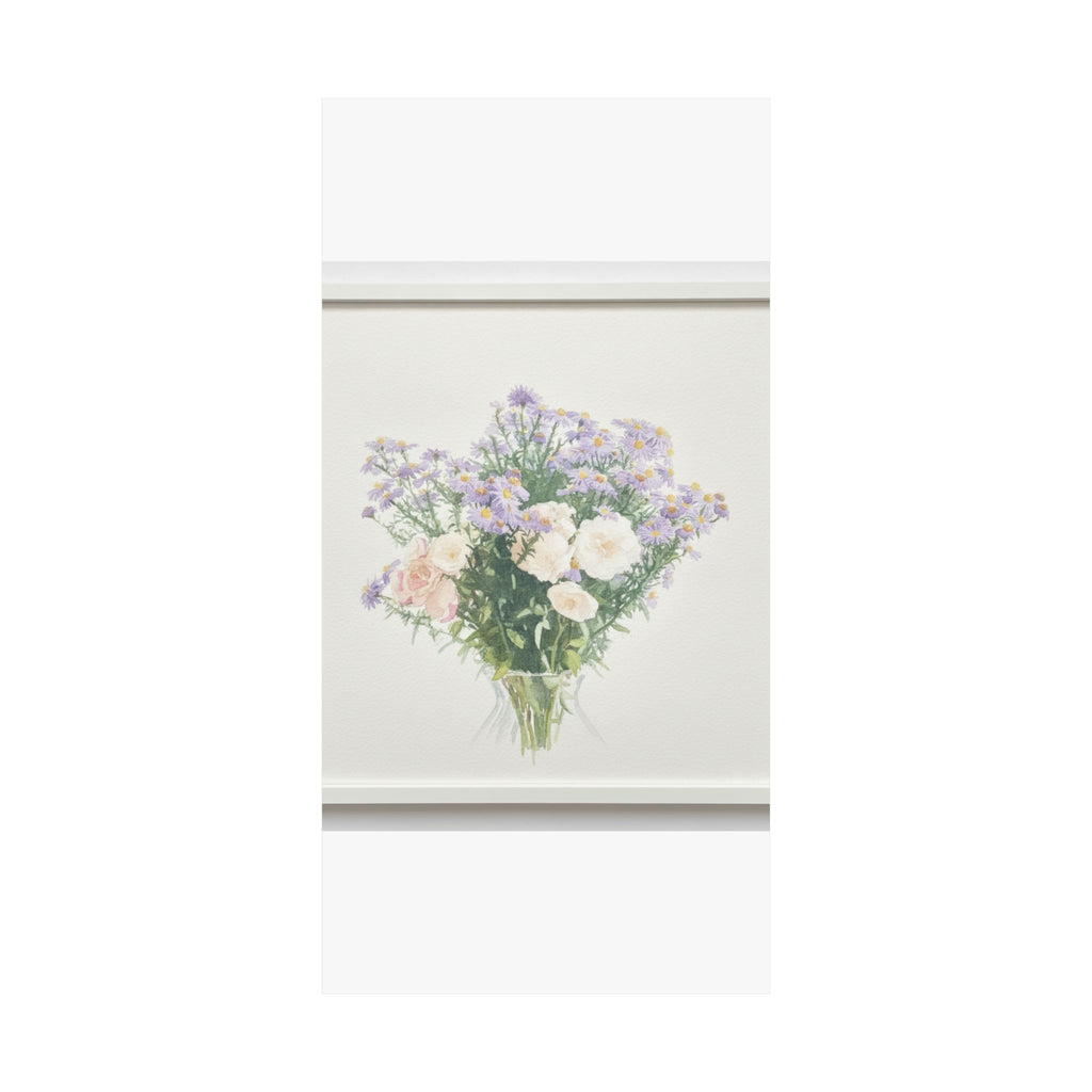 Watercolor — Flowers — Matte Poster