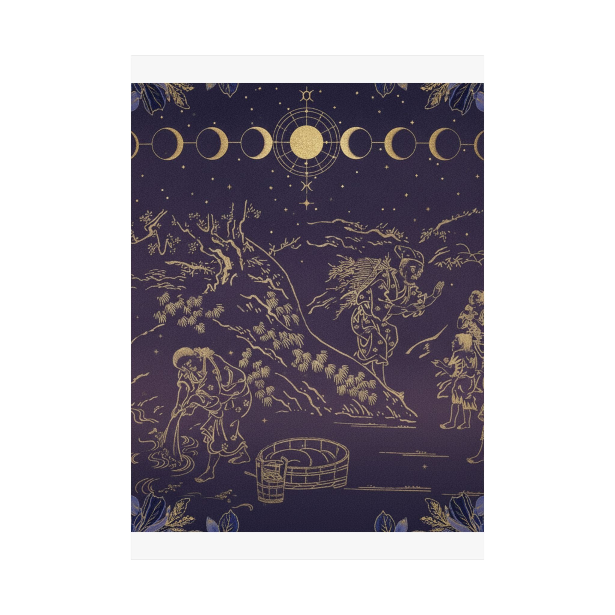 Celestial — Fagot–Gatherer Finds Boy With Sparrow — Matte Poster