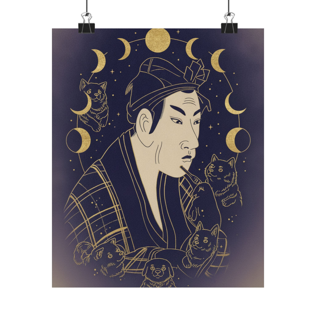 Celestial — The Actor Matsumoto Koshiro As Banzuin Chobei — Matte Poster