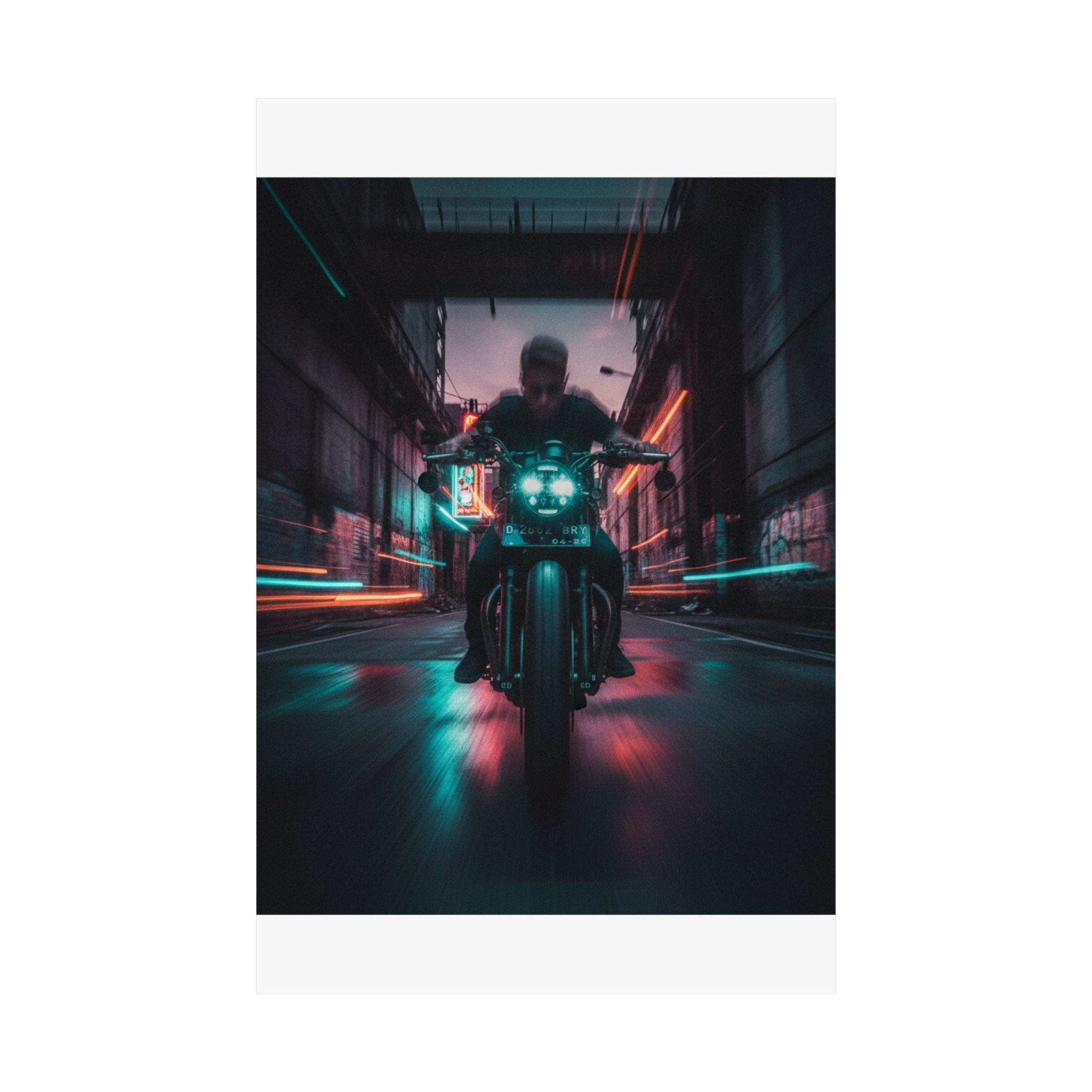 Fast Furious — Motorcycle — Matte Poster