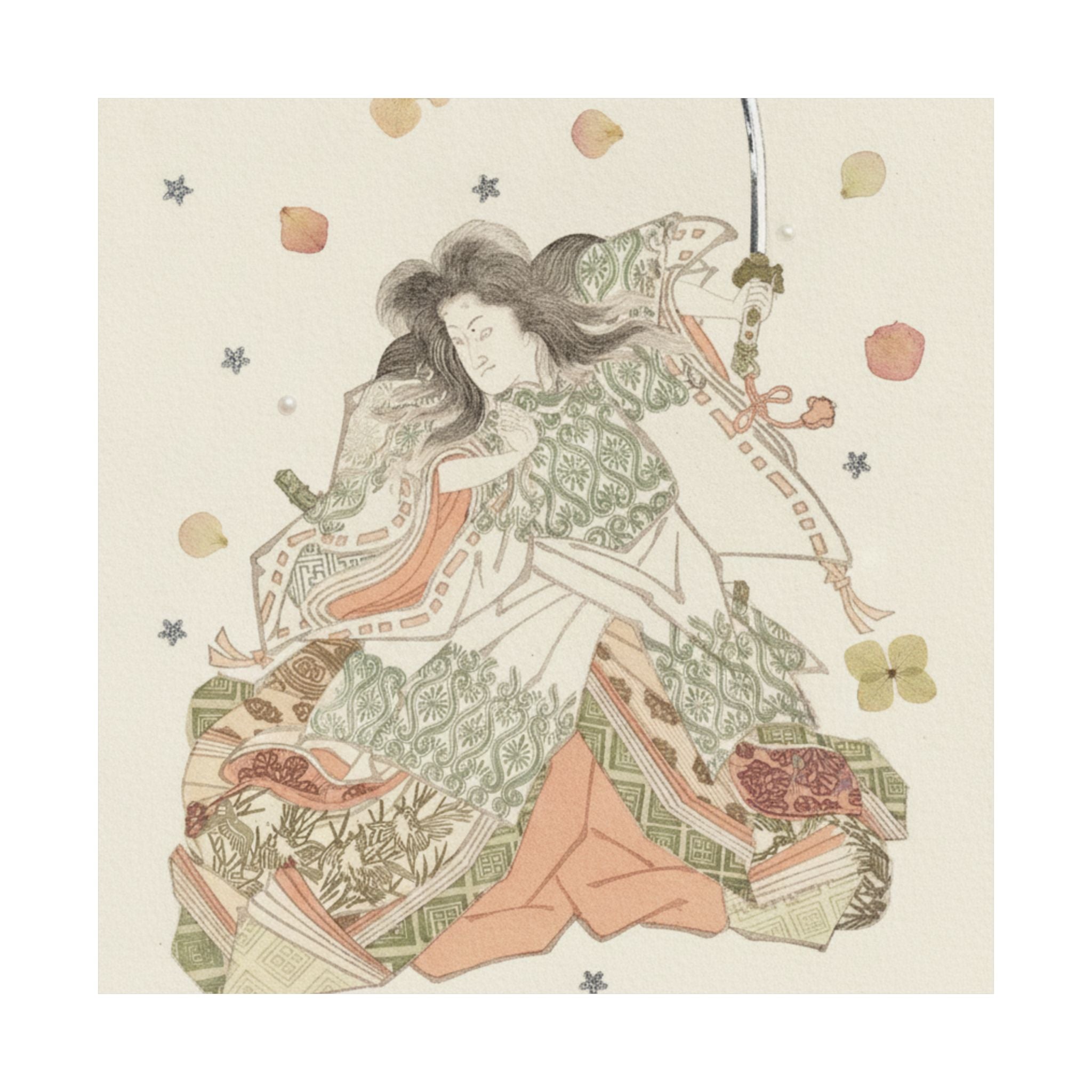 Botanical — Actor As Tokihira — Matte Poster