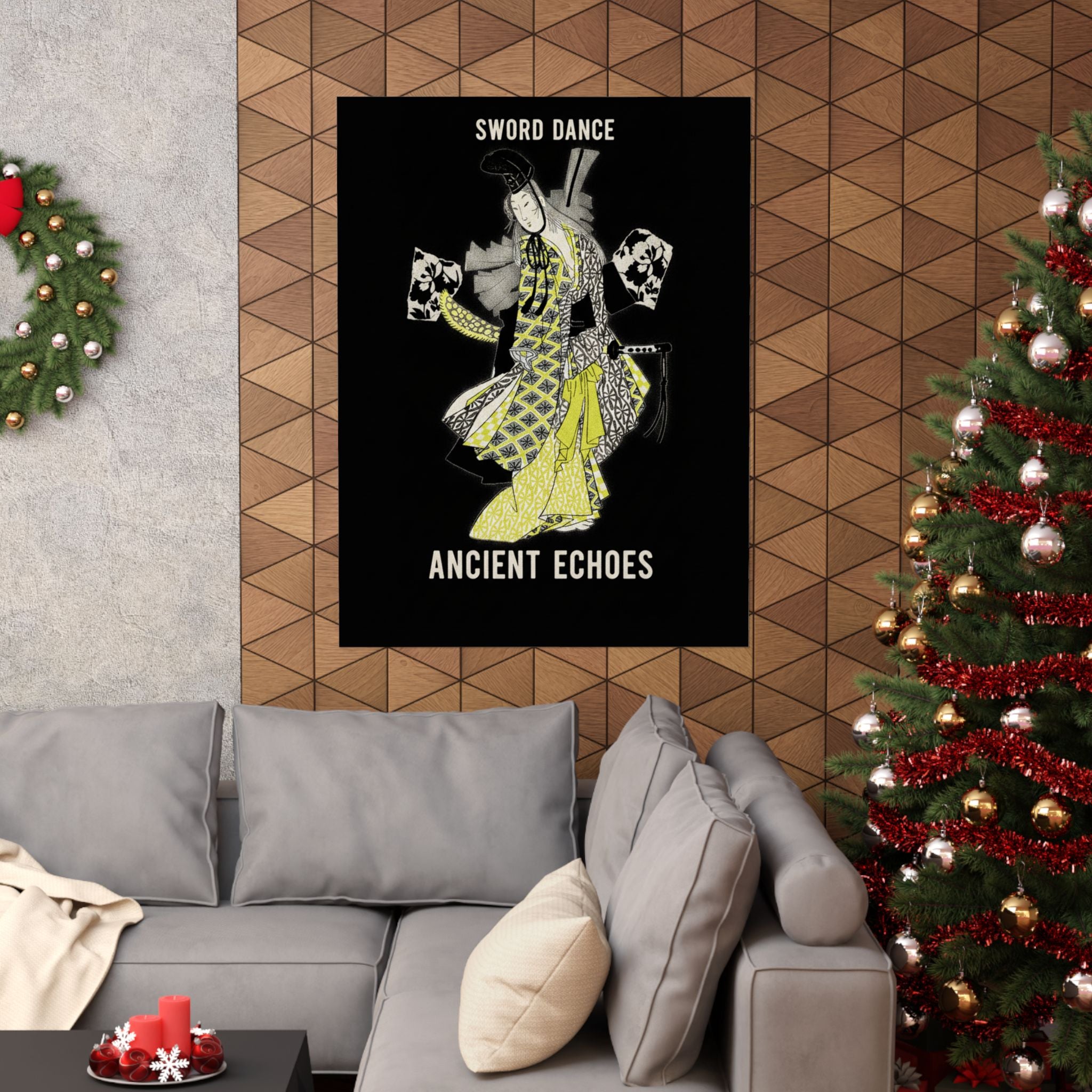 Streetwear Collage — Dancing Girl Wearing A Sword — Matte Poster
