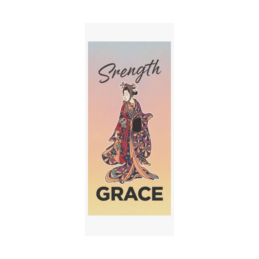 Affirmation — Segawa Kikunojō Ii As A Woman Standing — Matte Poster