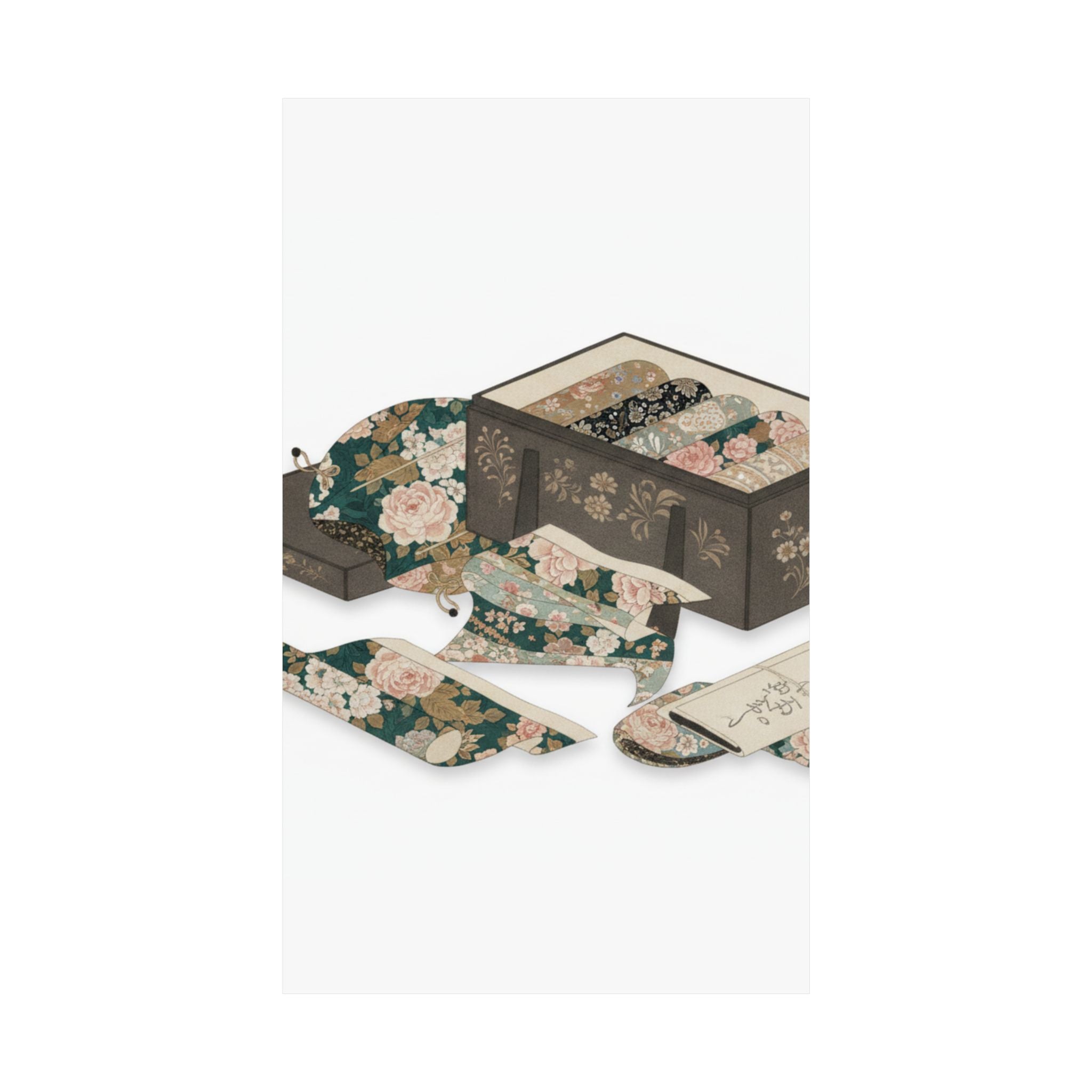 Ecommerce Main — Box With Draperies — Matte Poster