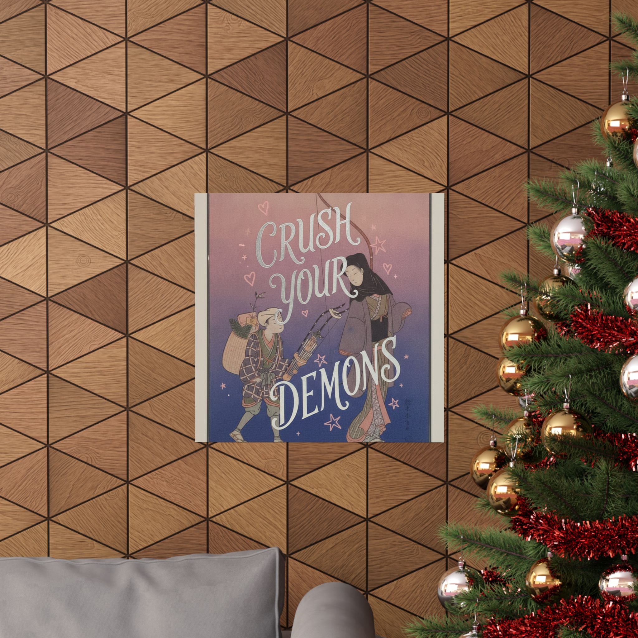 Affirmation — Demon-Crushing Bow — Matte Poster