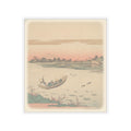 Southern Sunset — Boat Ferrying Across River — Kiss-Cut Sticker