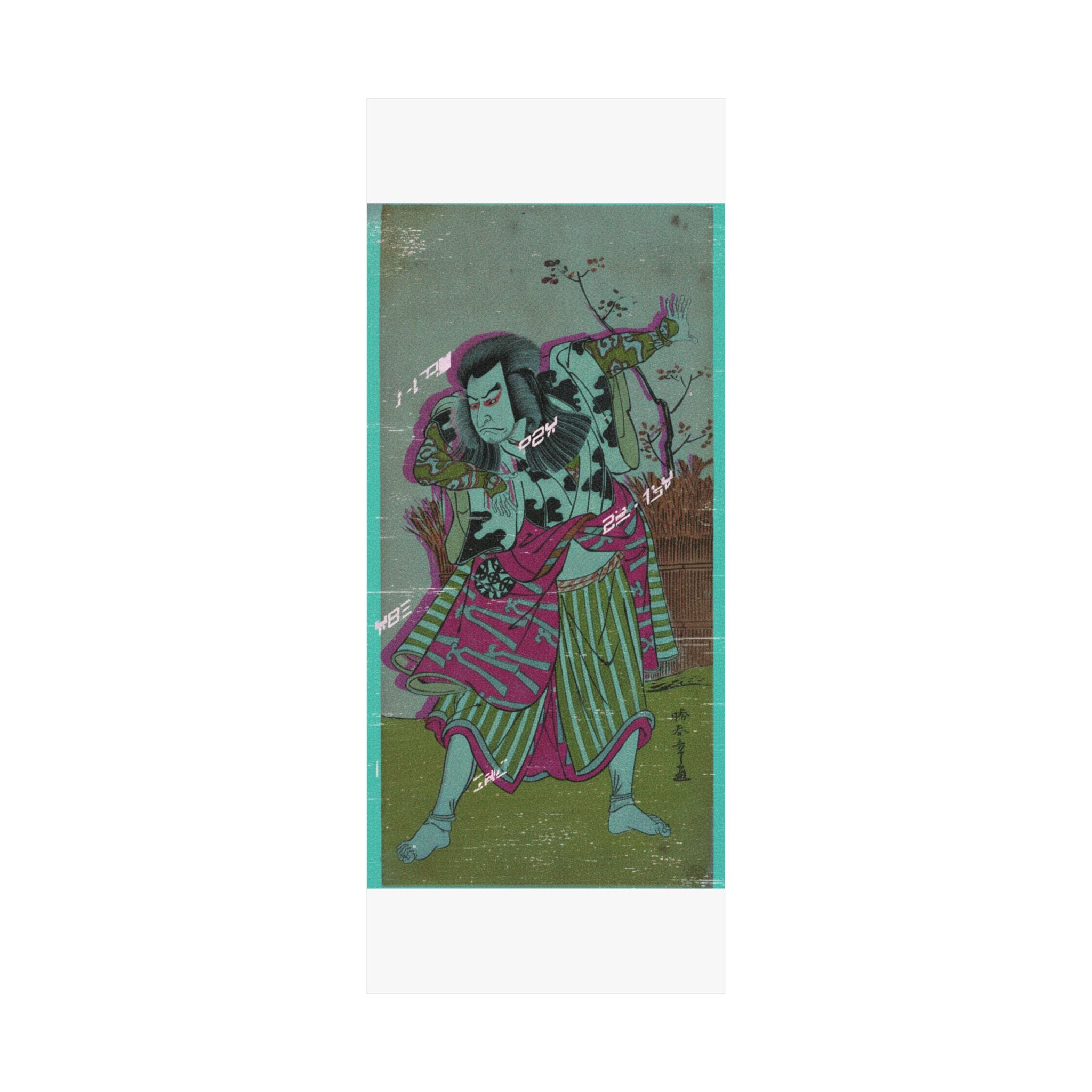 Glitch Culture — The First Nakamura Nakazo As An Unarmed Man Standing In A Dramatic Pose — Matte Poster