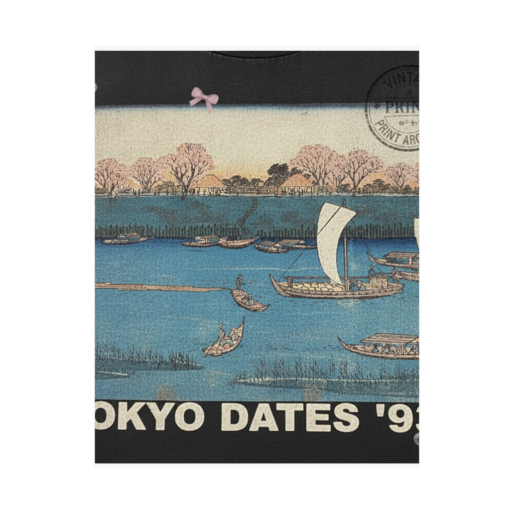 Vintage Bootleg — Sumidagawa Mimeguri Hana Zakari No Kei — Matte Poster