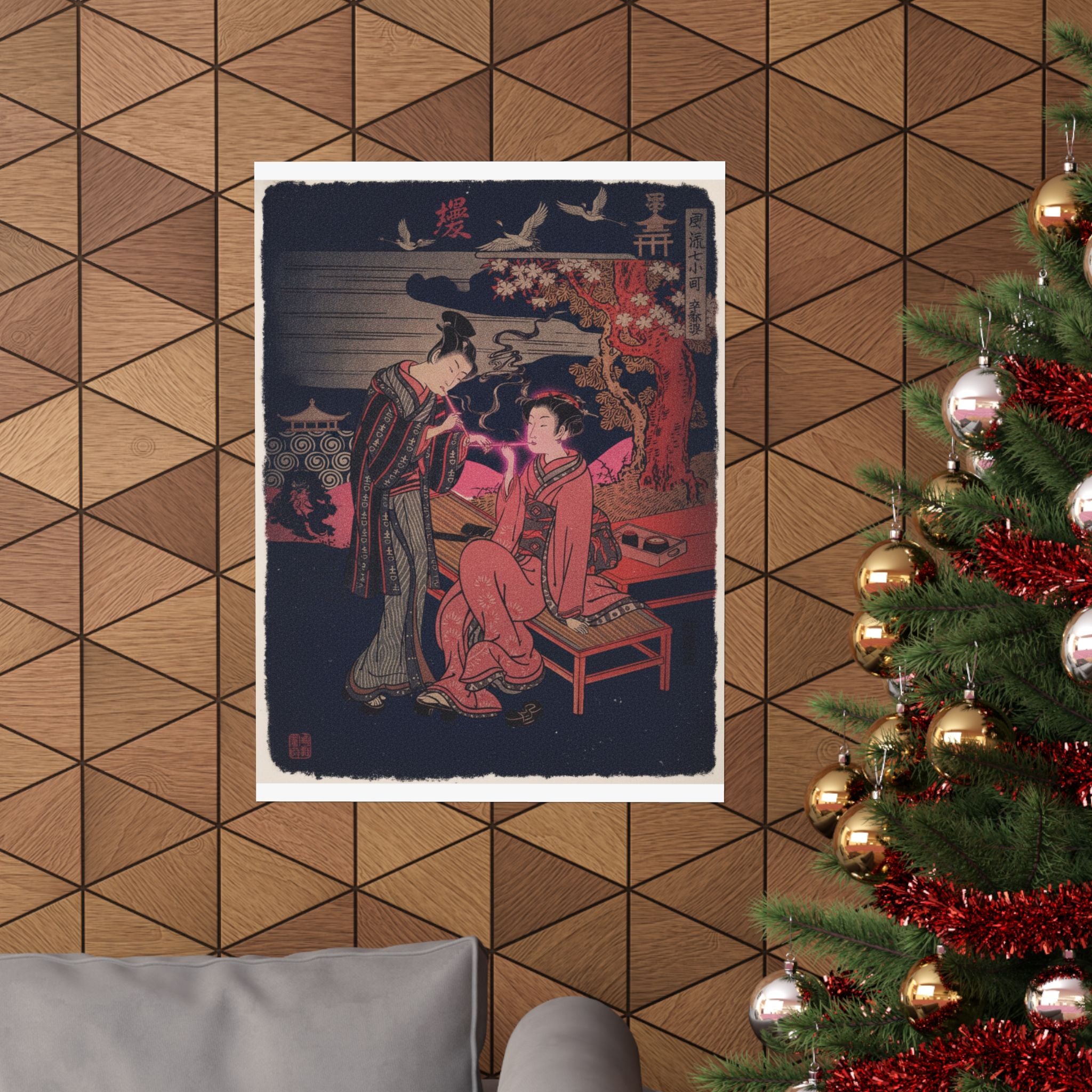 Japanese Street — Sotoba; One Of Seven Komachi — Matte Poster