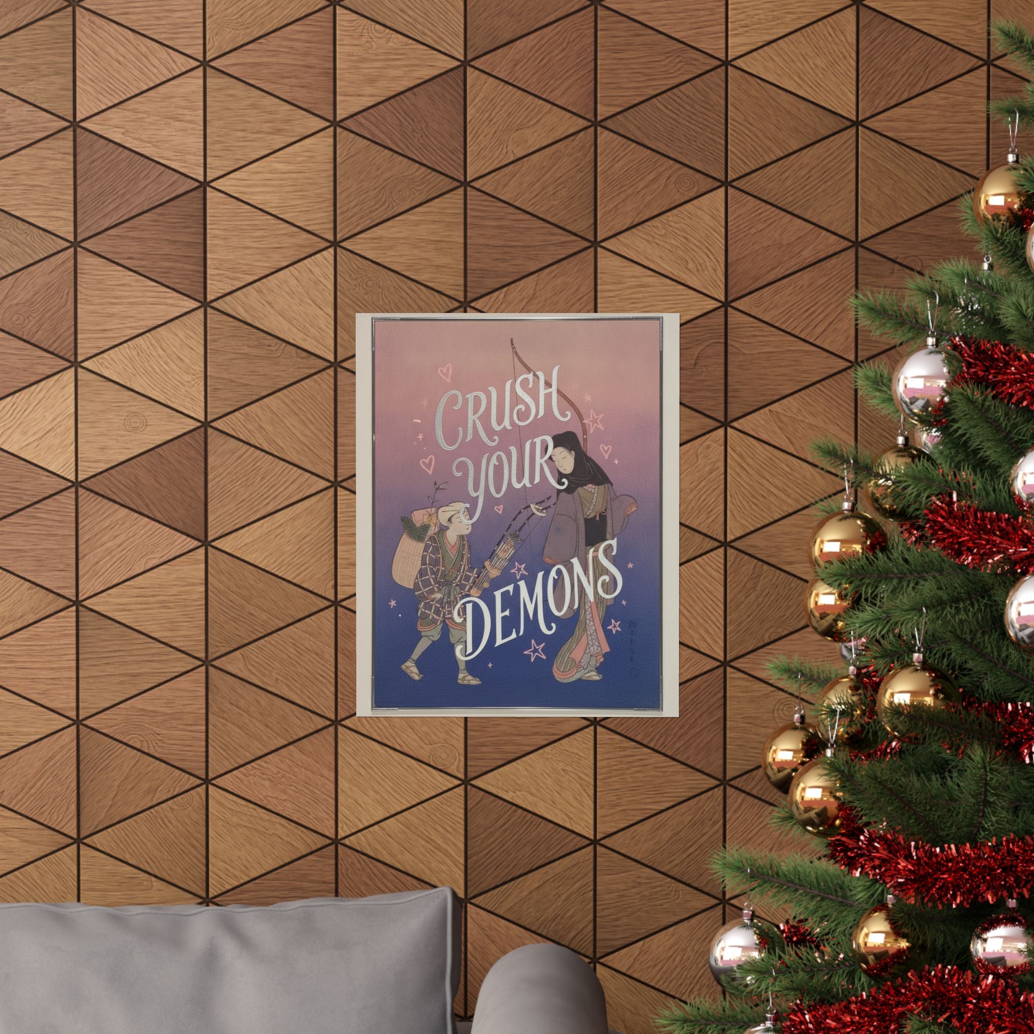 Affirmation — Demon-Crushing Bow — Matte Poster