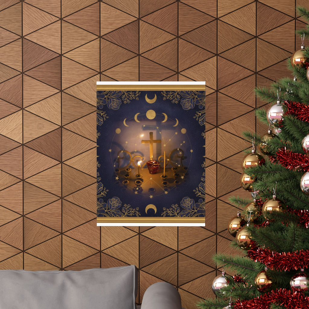 Celestial — Candle — Matte Poster