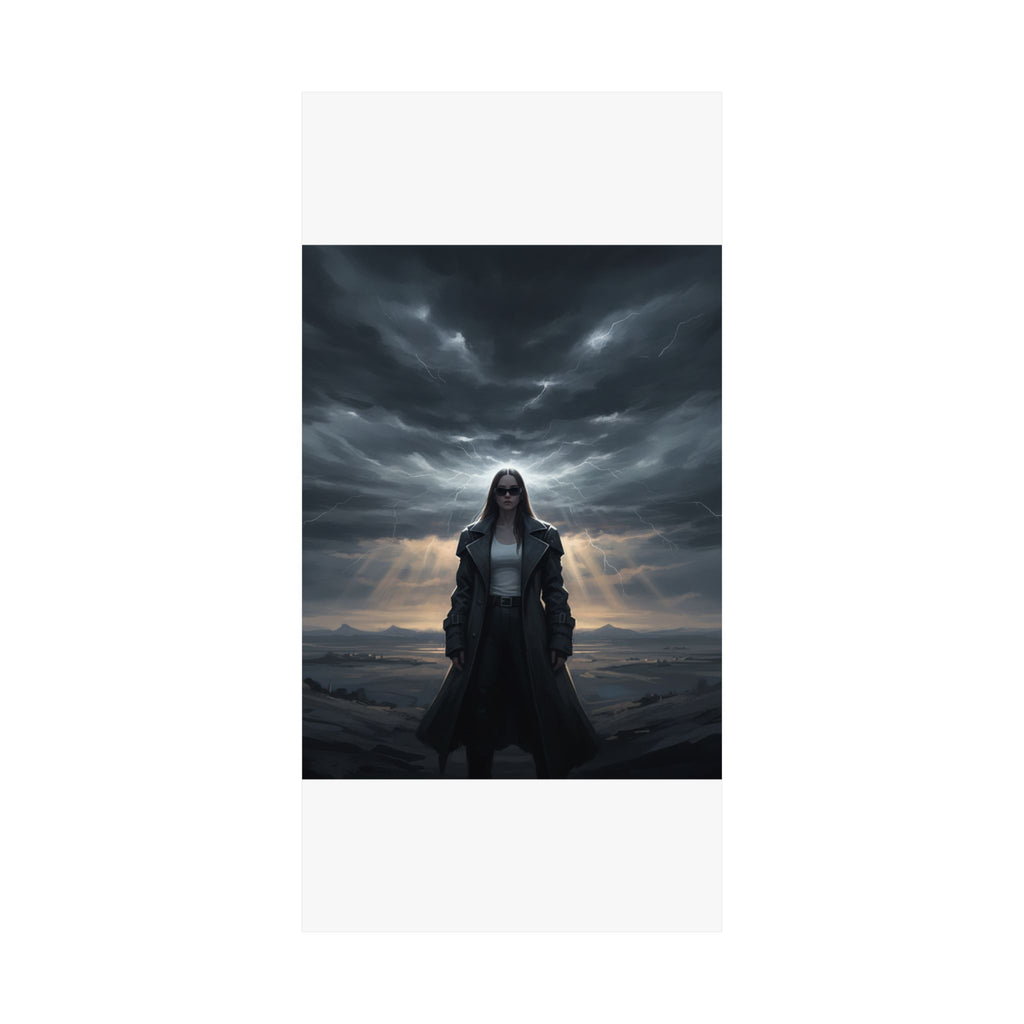 Dramatic Storm — Person — Matte Poster