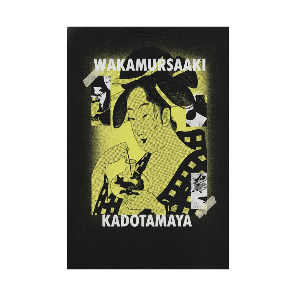 Streetwear Collage — Wakamurasaki Of The Kadotamaya — Matte Poster