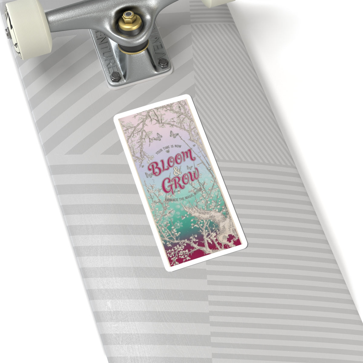 Affirmation — Plum Tree In Blossom — Kiss-Cut Sticker