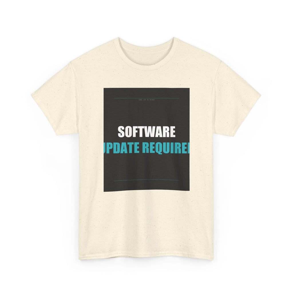 SOFTWARE UPDATE REQUIRED Cyan Type Graphic Tee