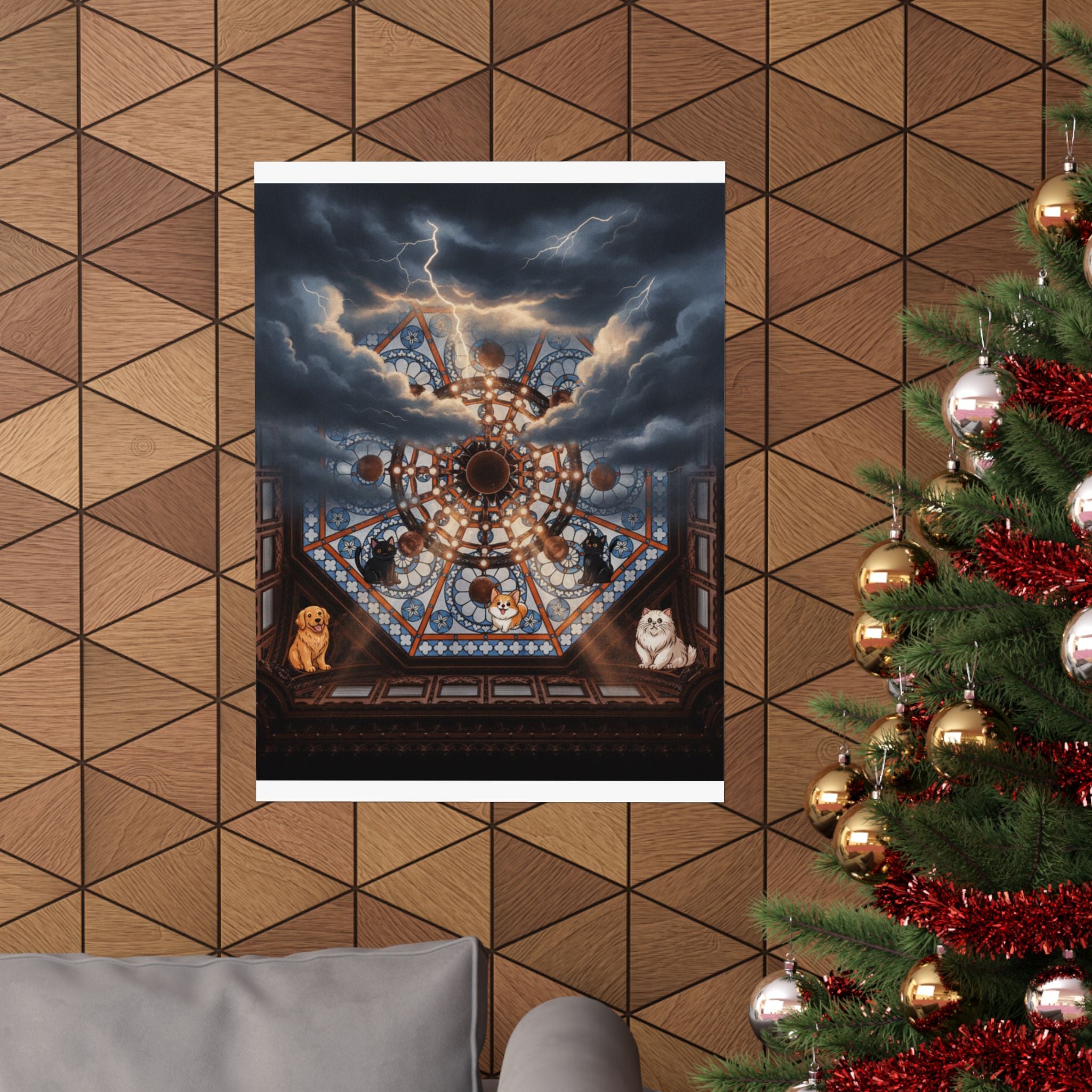 Dramatic Storm — Ceiling — Matte Poster