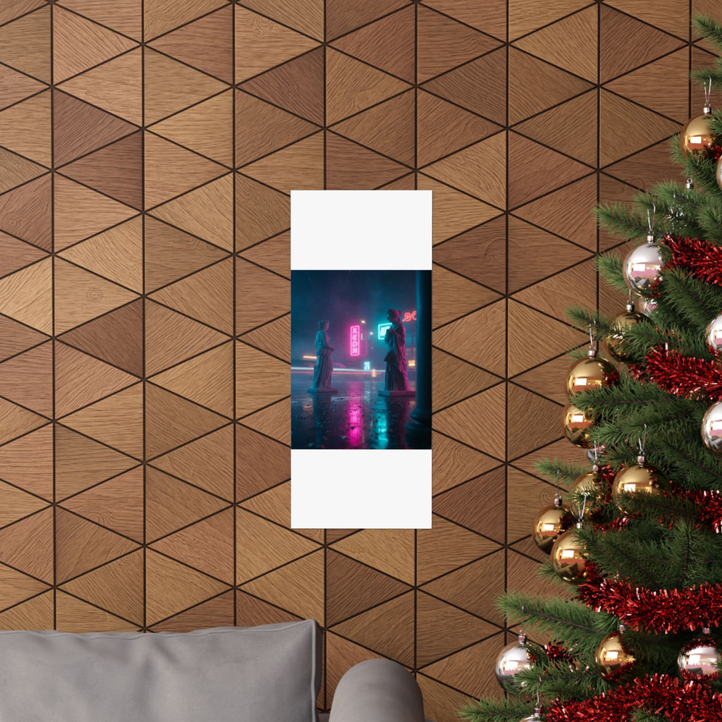 Neon Noir — Person — Matte Poster