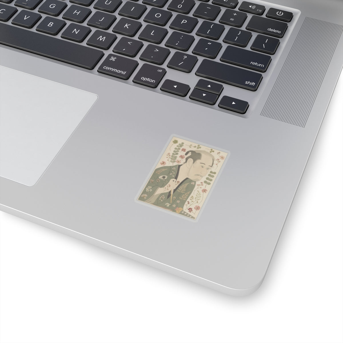 Botanical — The Actor Onoye Matsusuke As A Ronin — Kiss-Cut Sticker