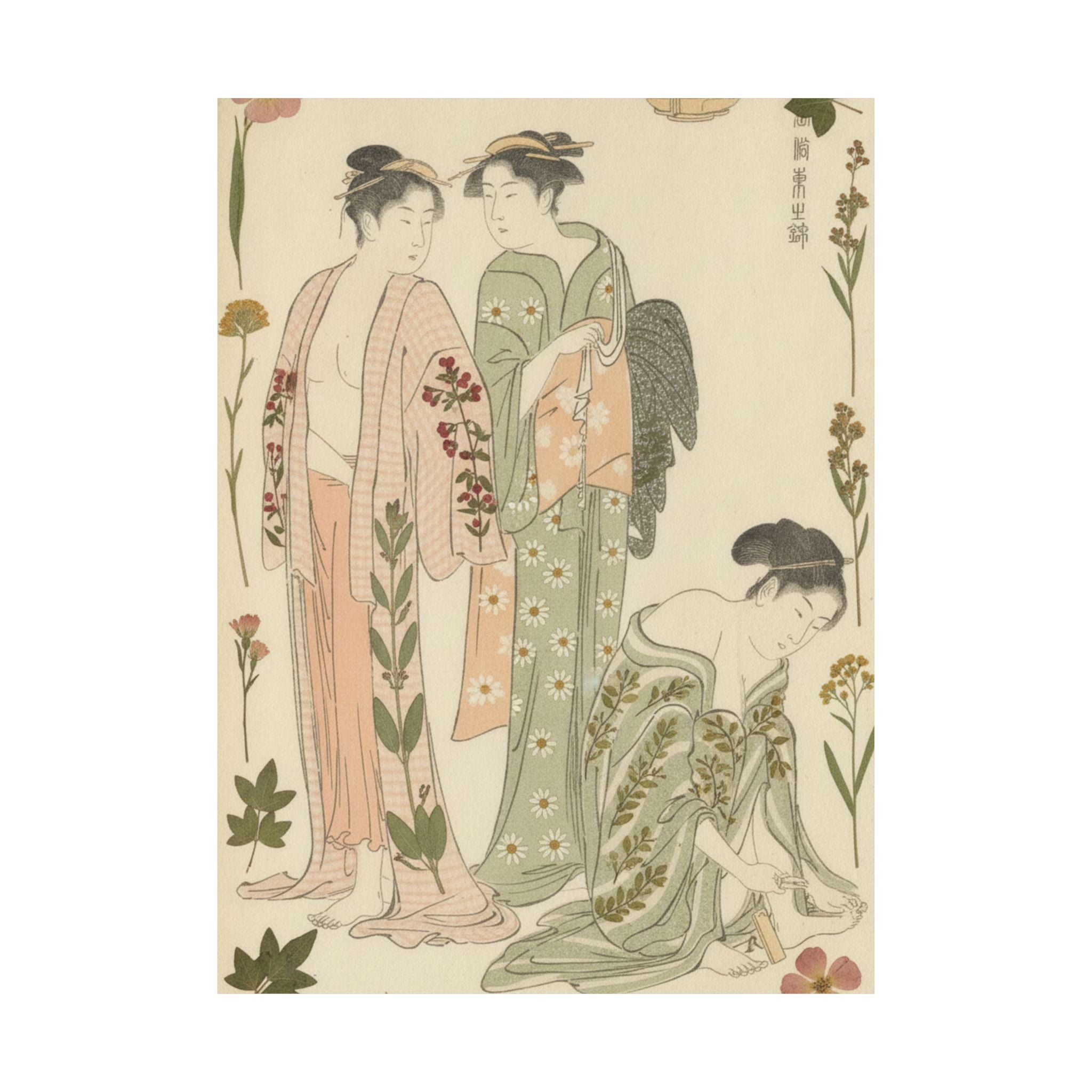 Botanical — Cutting The Toenails; The Toilet After The Bath — Matte Poster