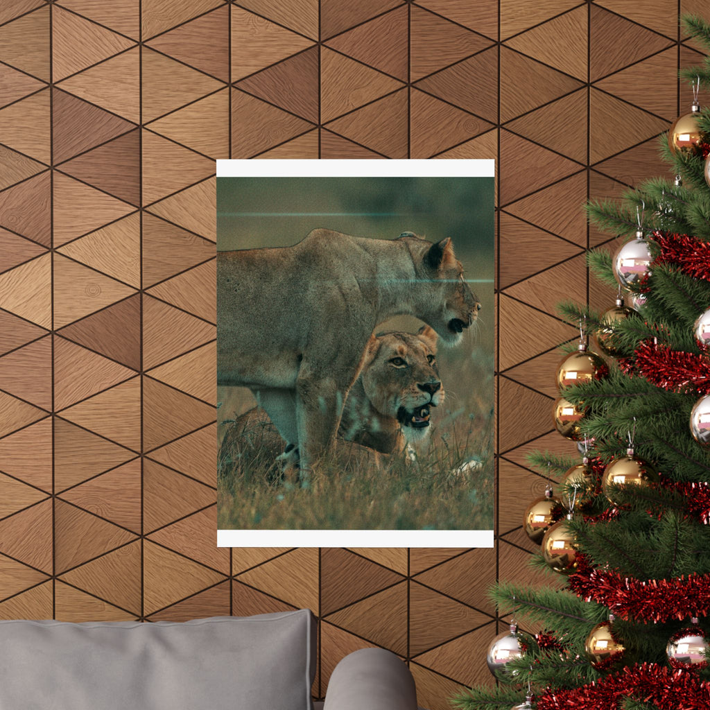 Cinematic — Lions — Matte Poster