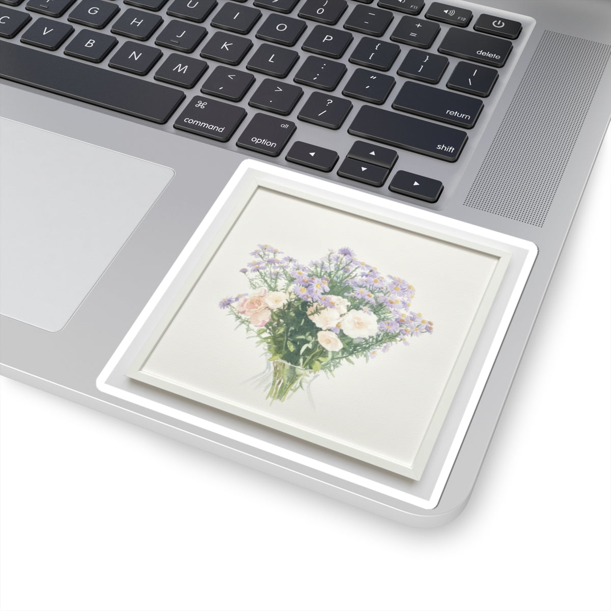 Watercolor kiss-cut sticker — product view 7