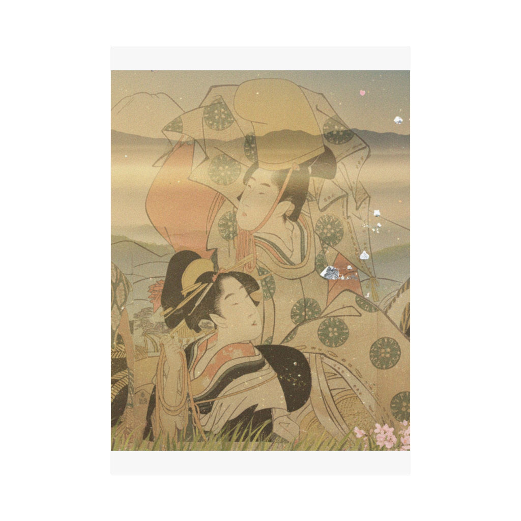Scenic Nature — Narihira'S Journey To The East — Matte Poster