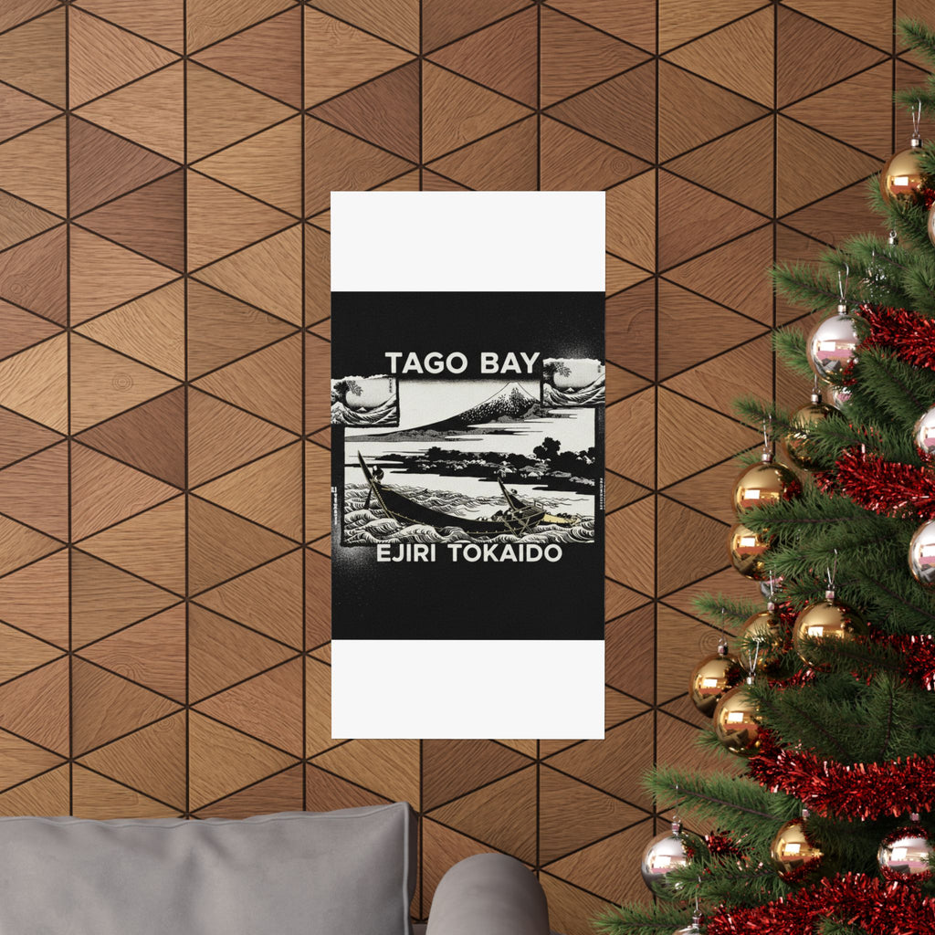 Streetwear Collage — Tago Bay Near Ejiri On The Tōkaidō (Tōkaidō Ejiri Tago No Ura Ryaku Zu), From Th — Matte Poster