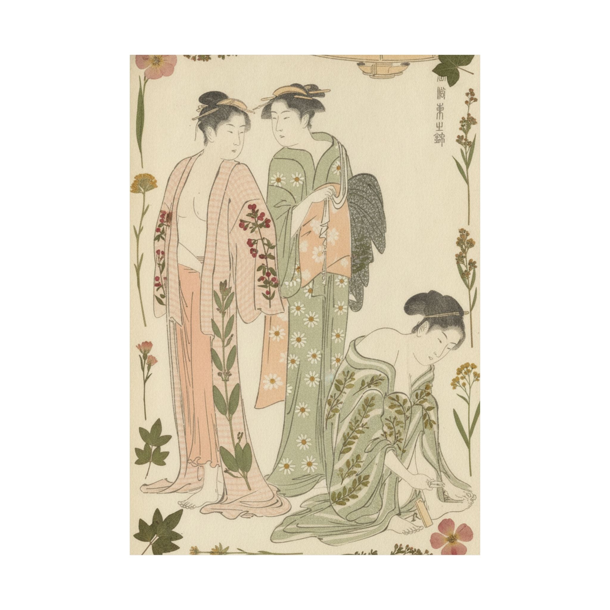 Botanical — Cutting The Toenails; The Toilet After The Bath — Matte Poster