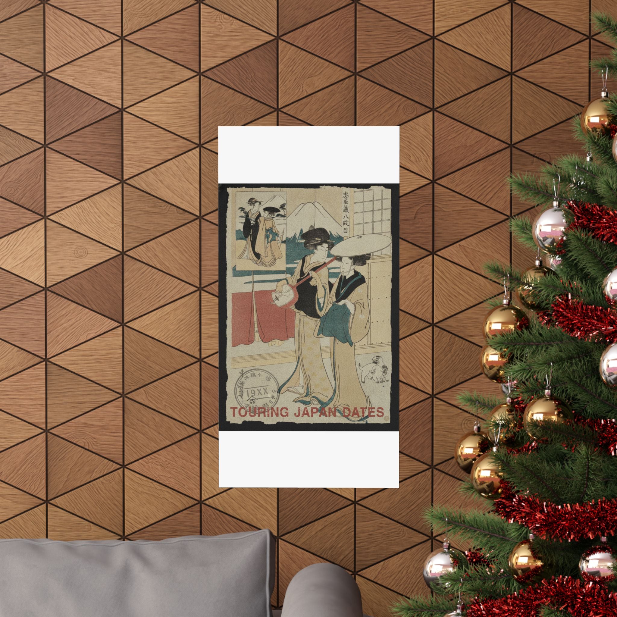 Vintage Bootleg — Two Tori-Oi, Or Itinerant Women Musicians Of The Eta Class — Matte Poster
