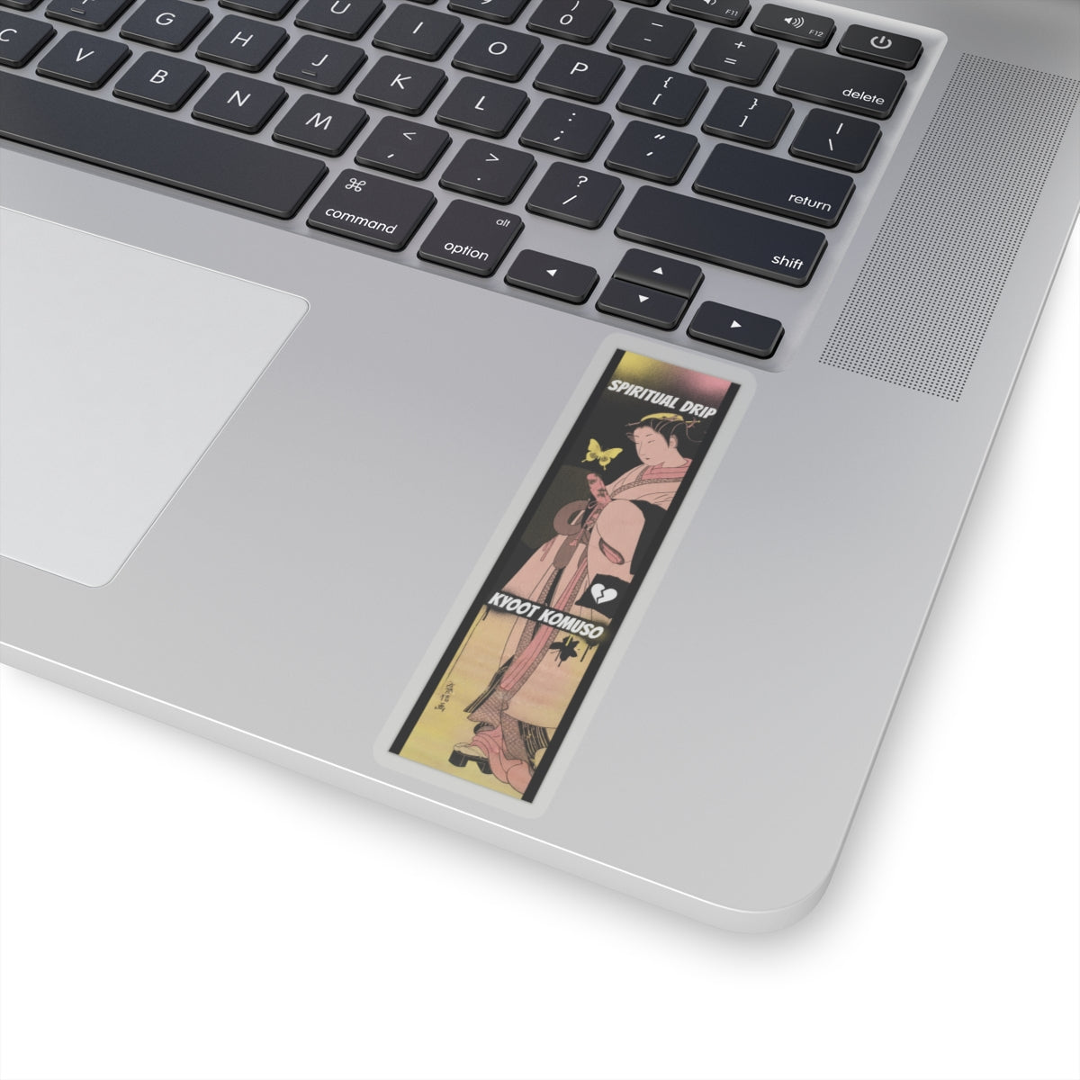 Streetwear Collage — A Girl As A Komuso — Kiss-Cut Sticker