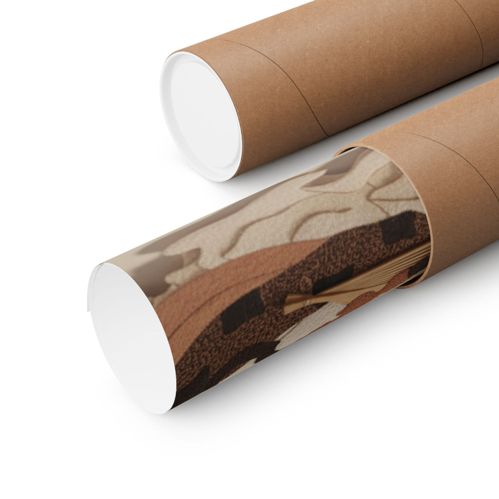 Product Marketing — Belt And Fan On A Piece Of Cloth — Matte Poster