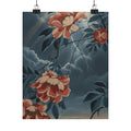 Dramatic Storm — Rose — Matte Poster