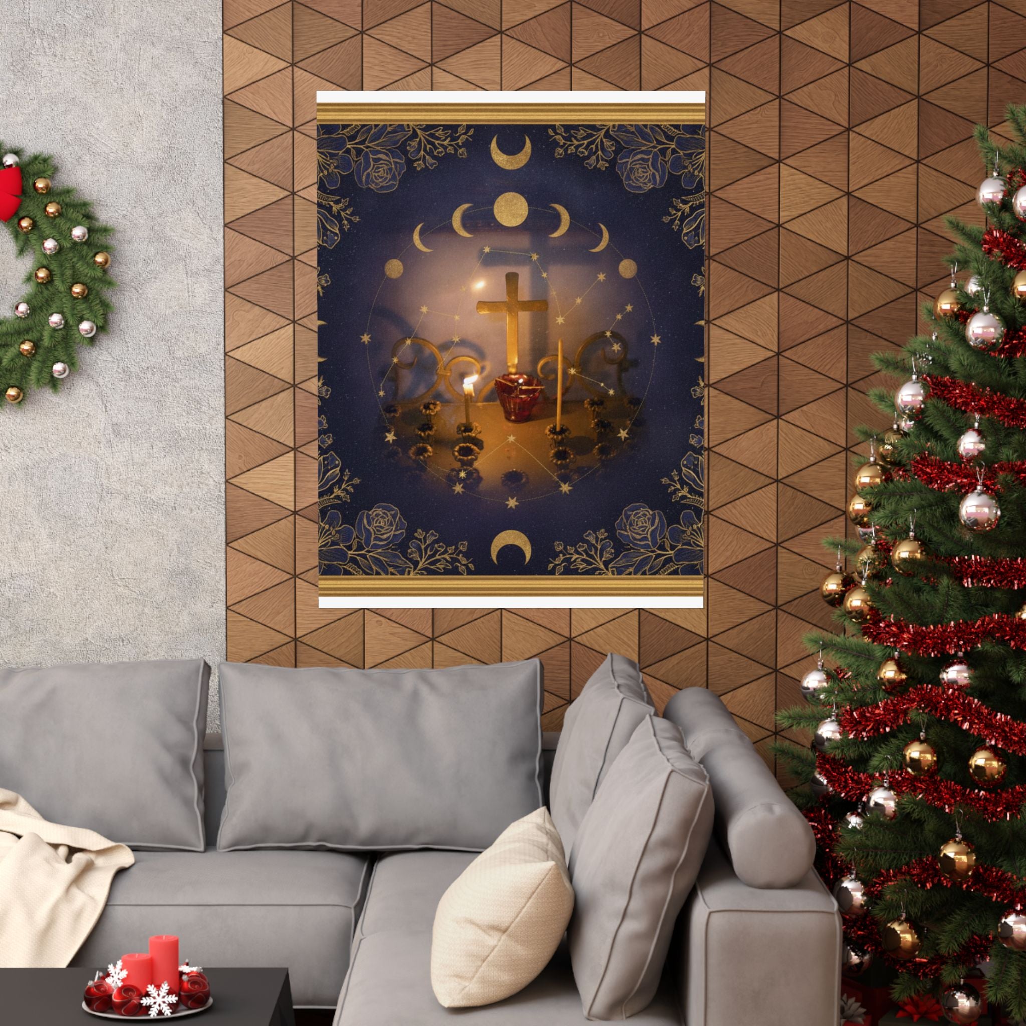 Celestial — Candle — Matte Poster