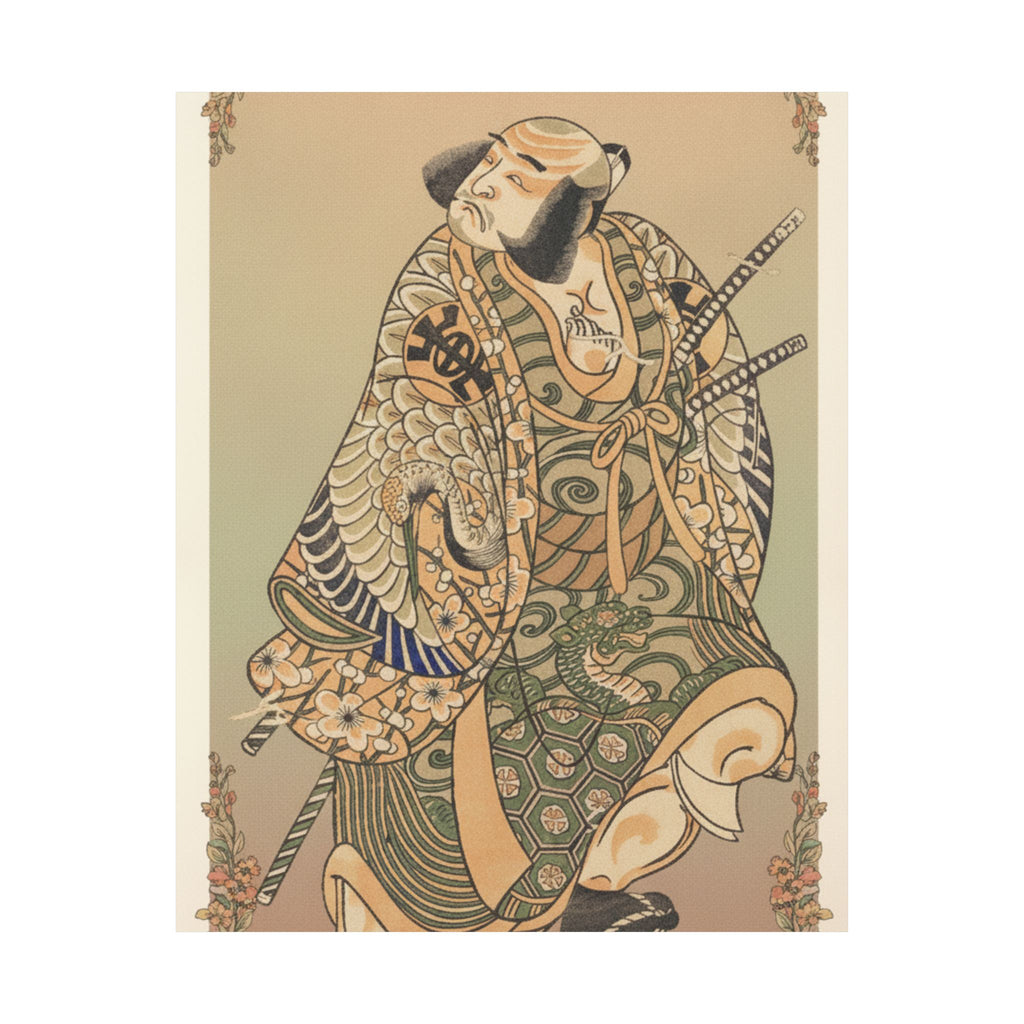 Affirmation — The Actor Nakamura Nakazo As A Warrior — Matte Poster
