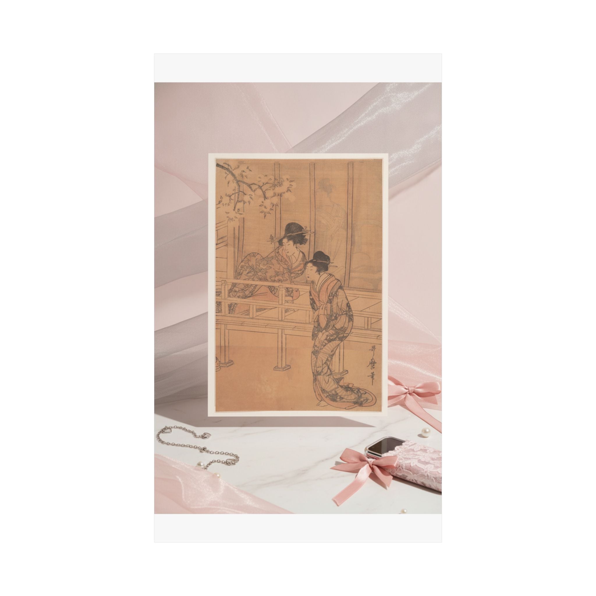 Product Marketing — The Lady Of Rokujo Being Visited By The Princess Aoi — Matte Poster