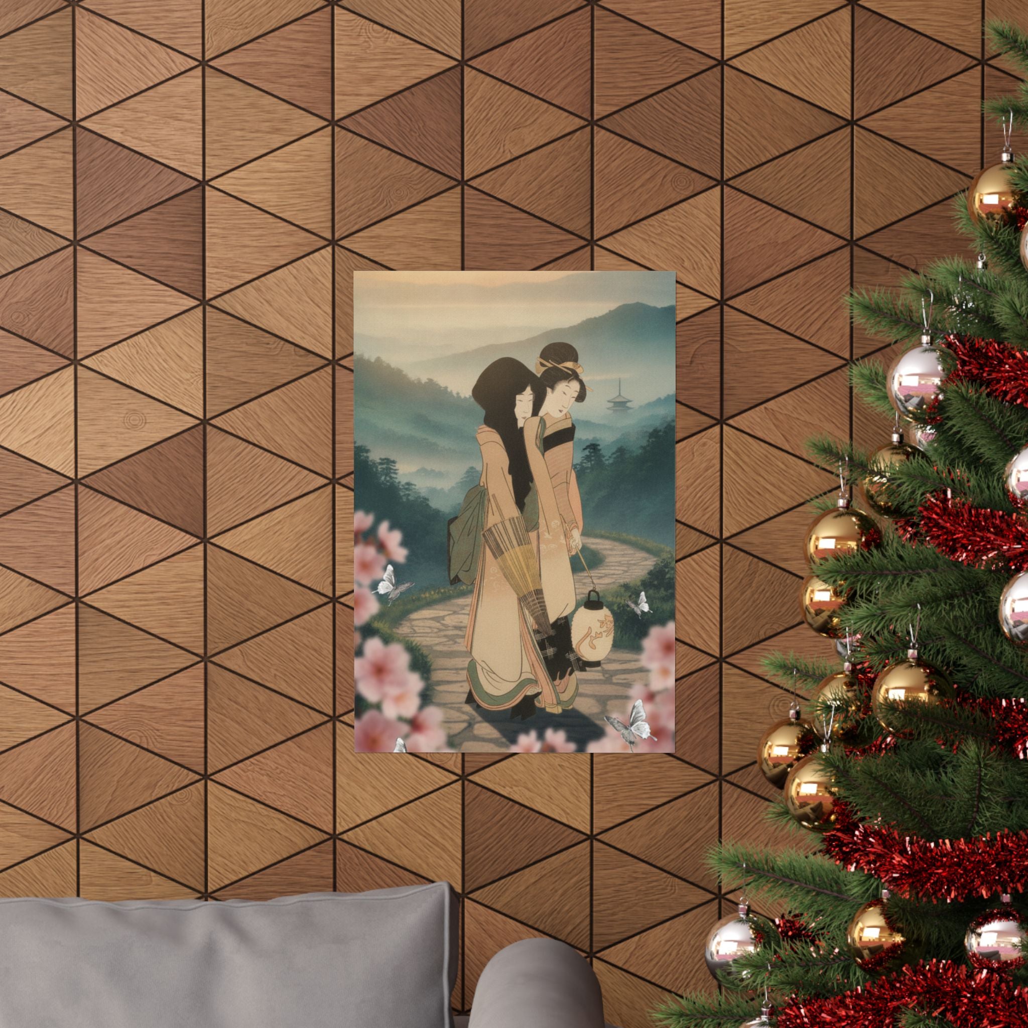 Scenic Nature — “Geisha” From The Series Three Amusements Of Contemporary Beauties (Tōsei Bijin  — Matte Poster