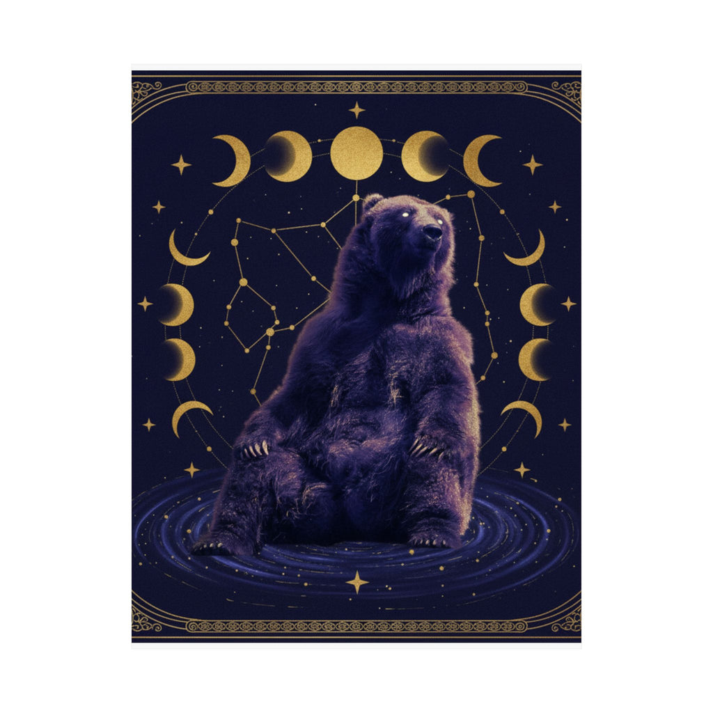 Celestial — Bear — Matte Poster