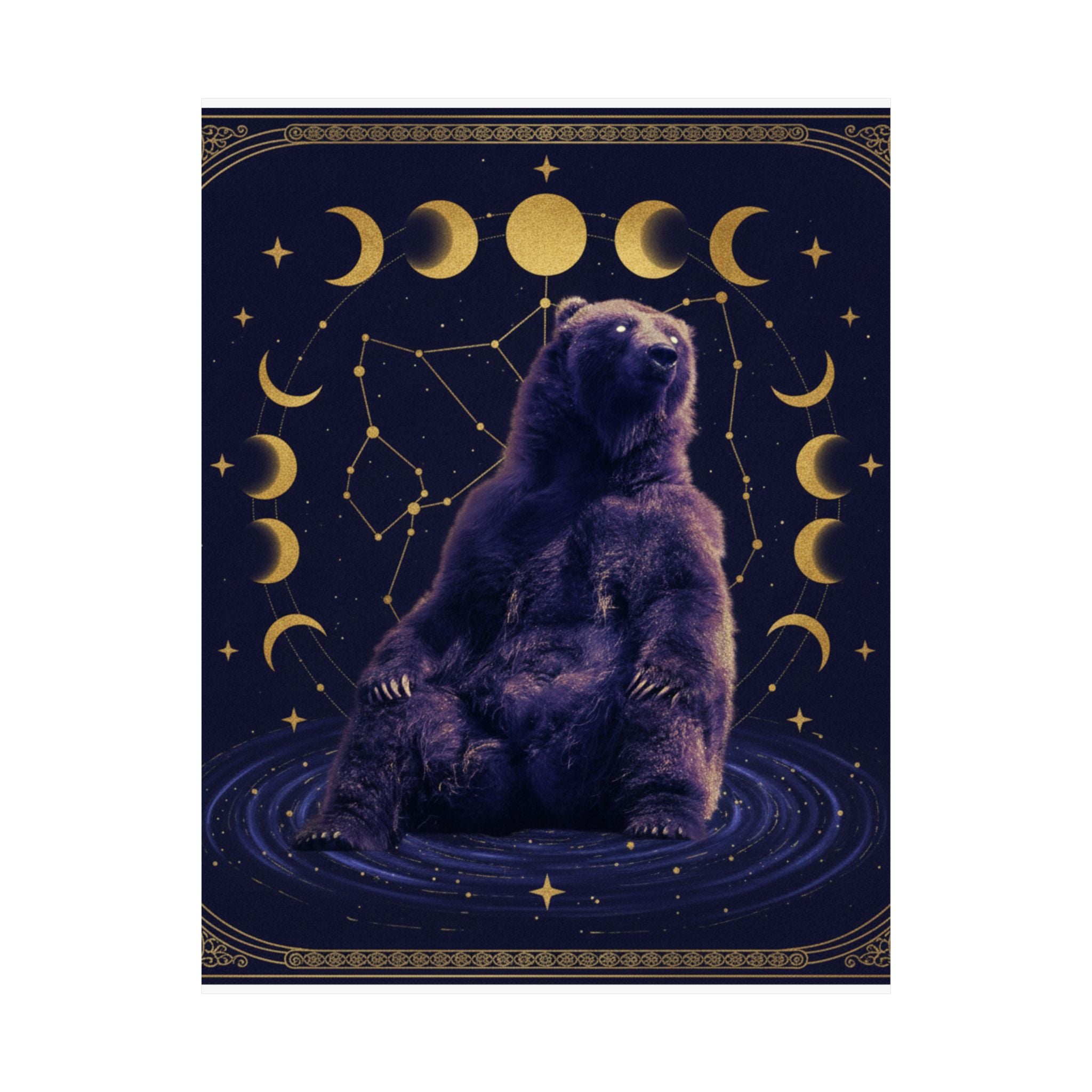 Celestial — Bear — Matte Poster