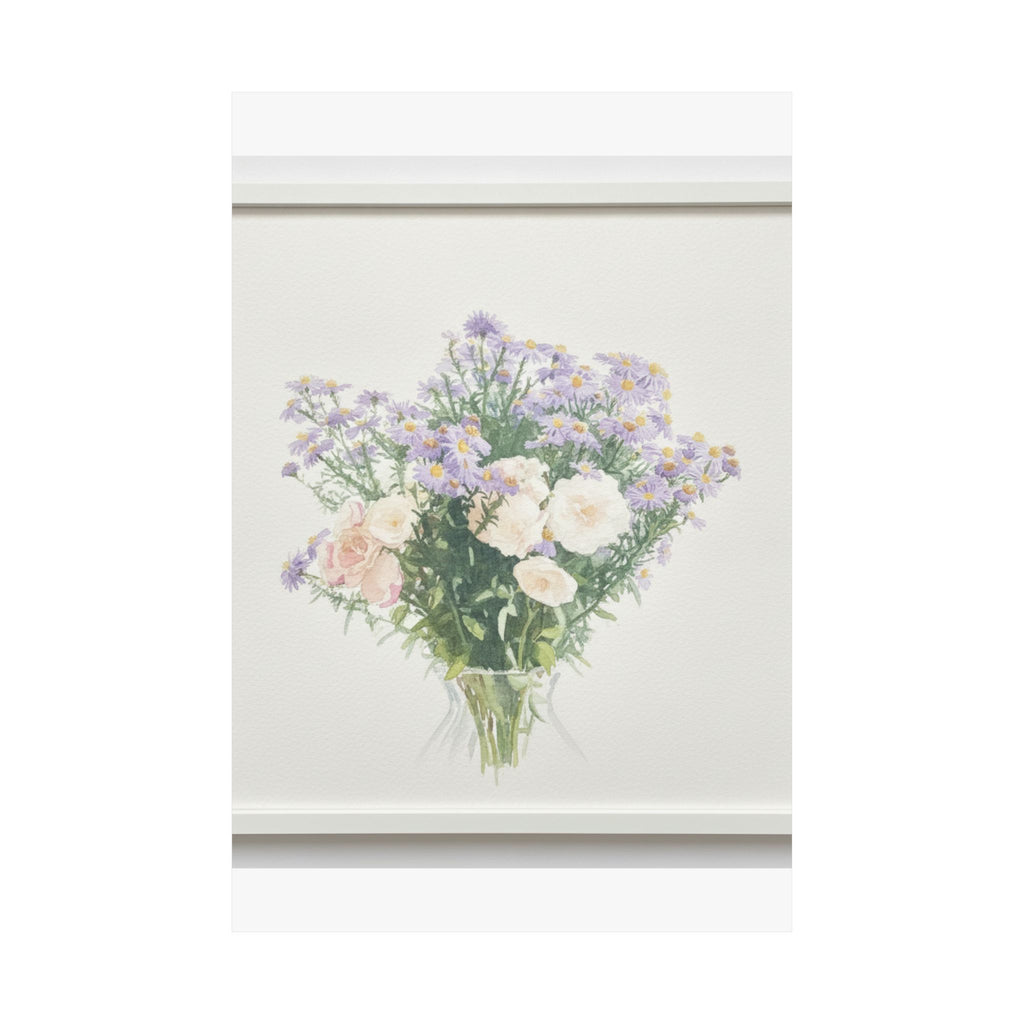 Watercolor — Flowers — Matte Poster