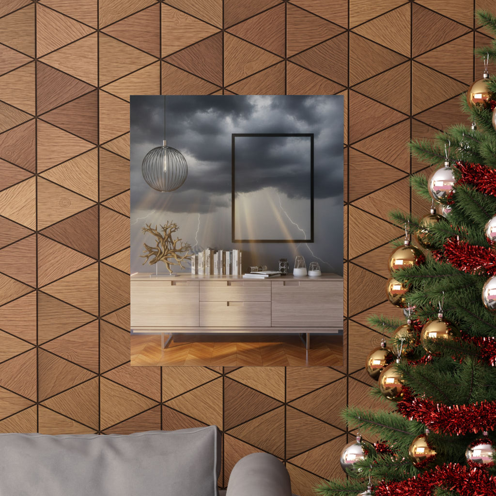 Dramatic Storm — Interior — Matte Poster