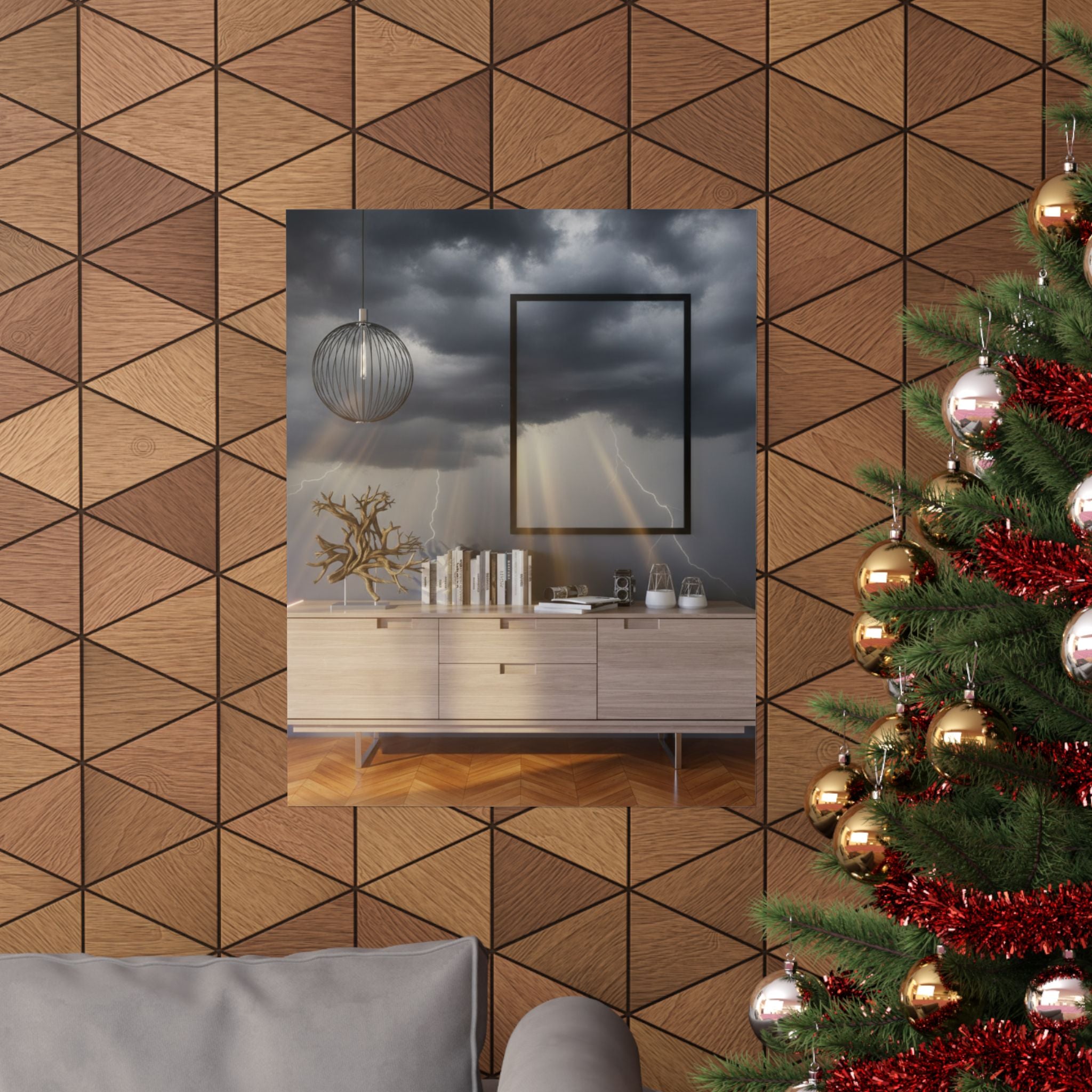 Dramatic Storm — Interior — Matte Poster