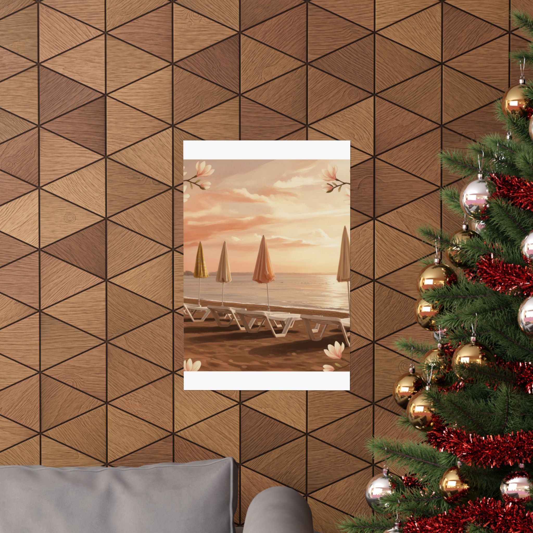 Southern Sunset — Umbrella — Matte Poster