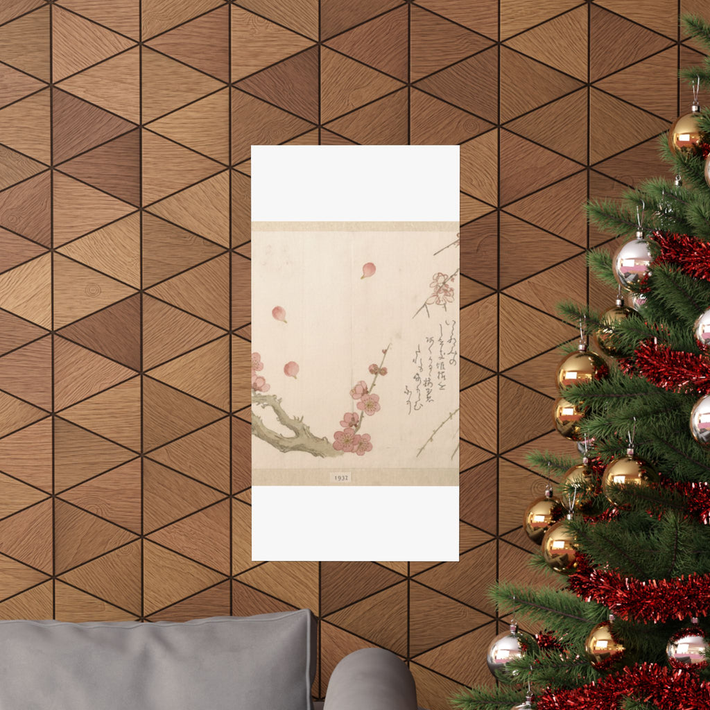 Botanical — Plum Blossom — Matte Poster