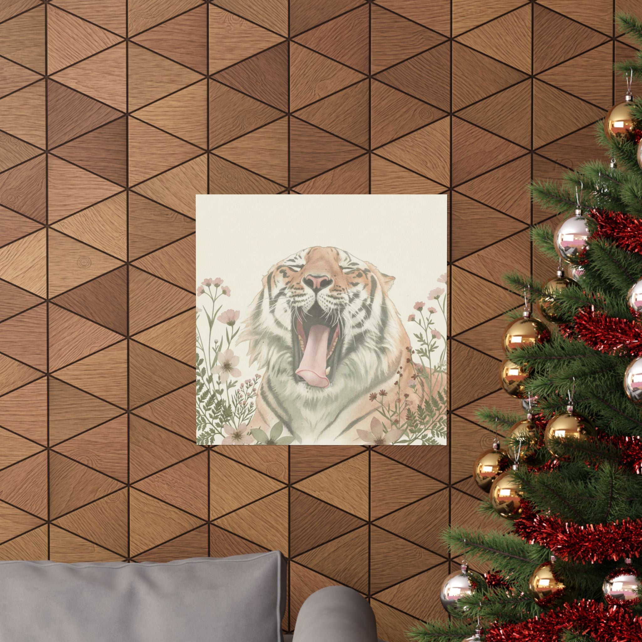 Botanical — Tiger — Matte Poster