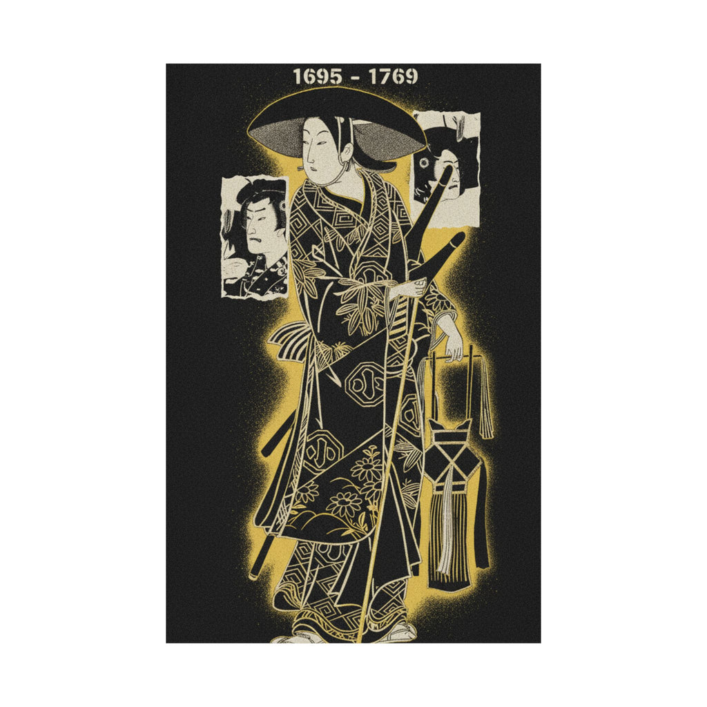 Streetwear Collage — The Actor, Arashi Otohachi, 1695–1769 In An Unidentified Role — Matte Poster